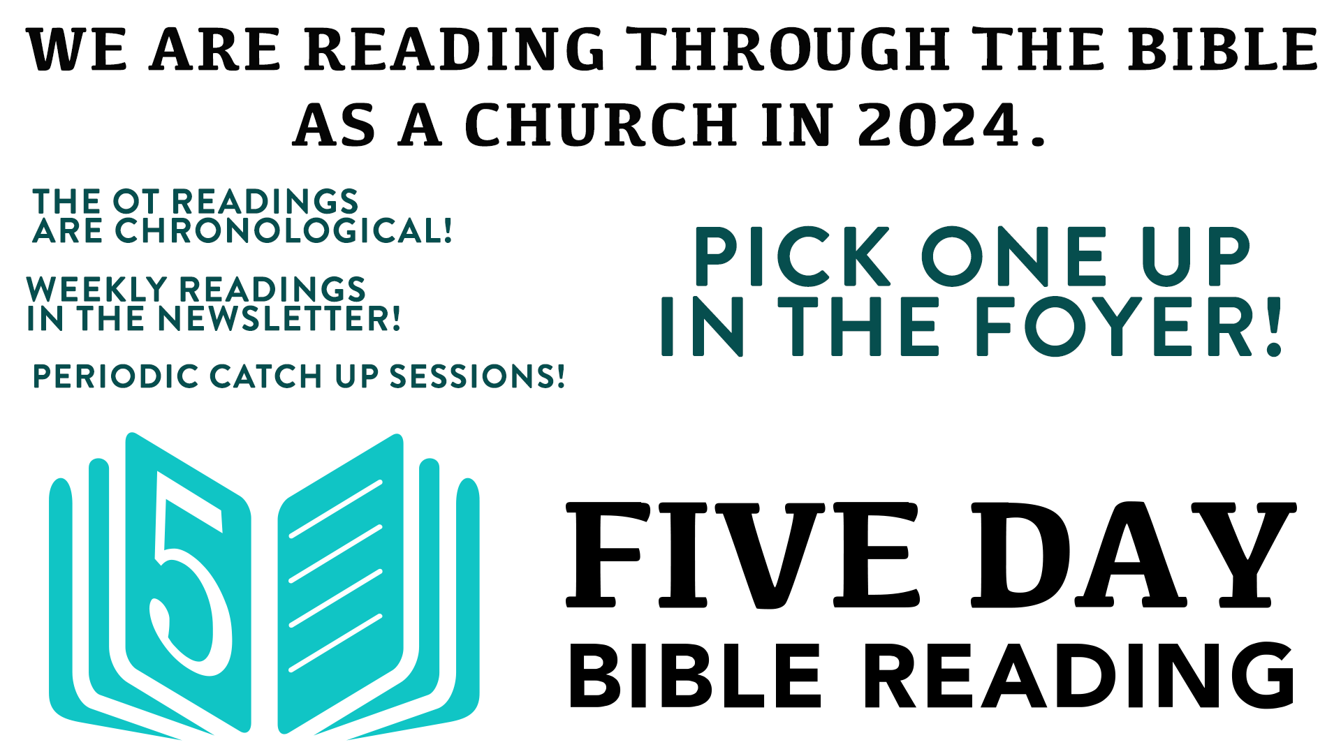 Read through the Bible in 2024!