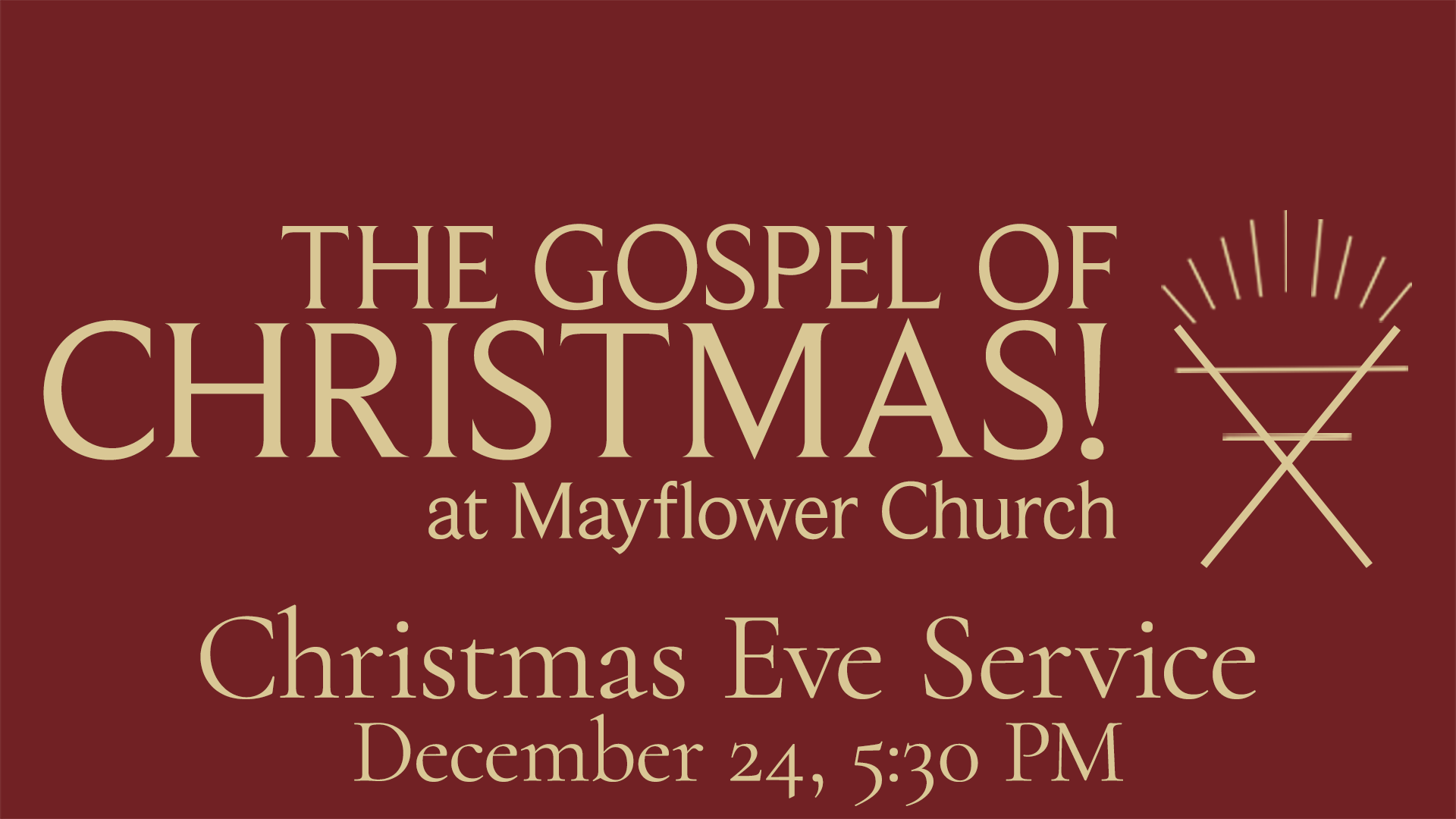 Christmas Eve Service