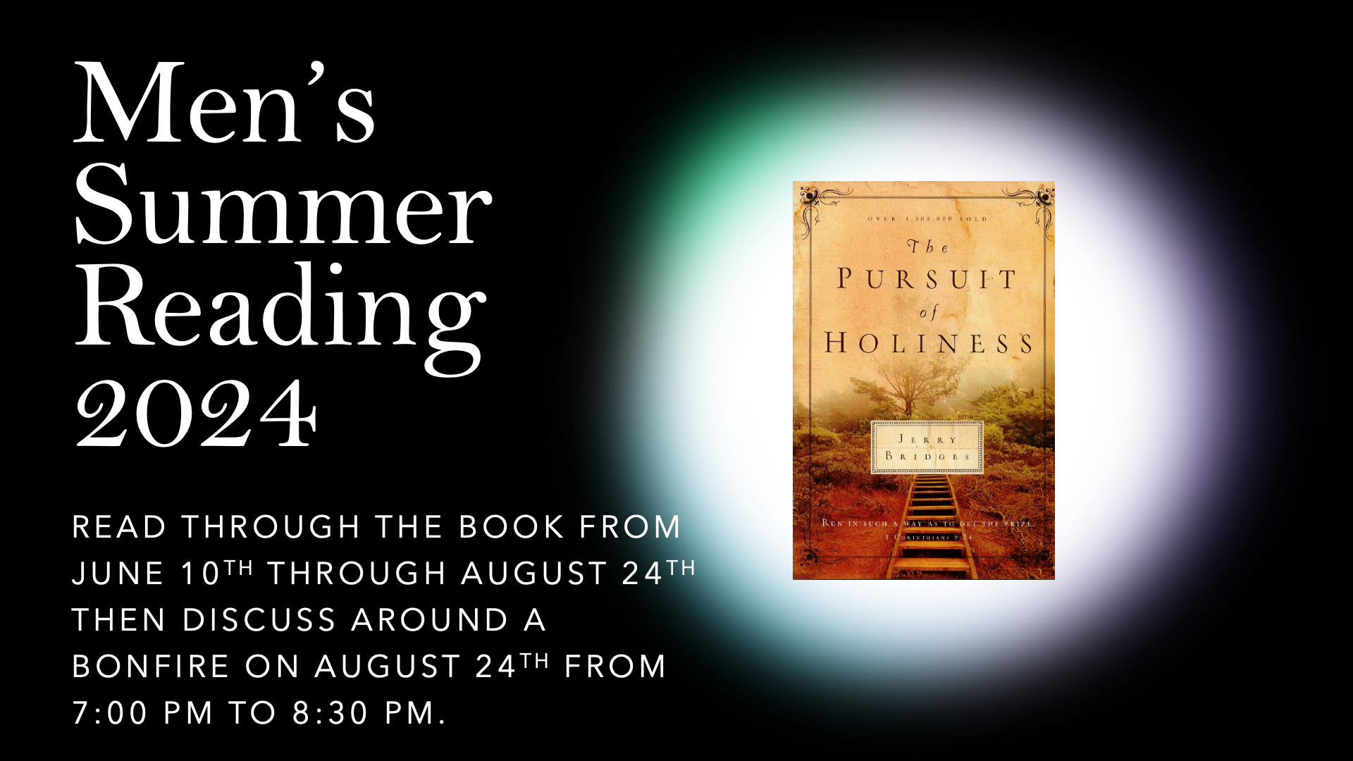 Pursue holiness with Mayflower Men's Summer Reading 2024!