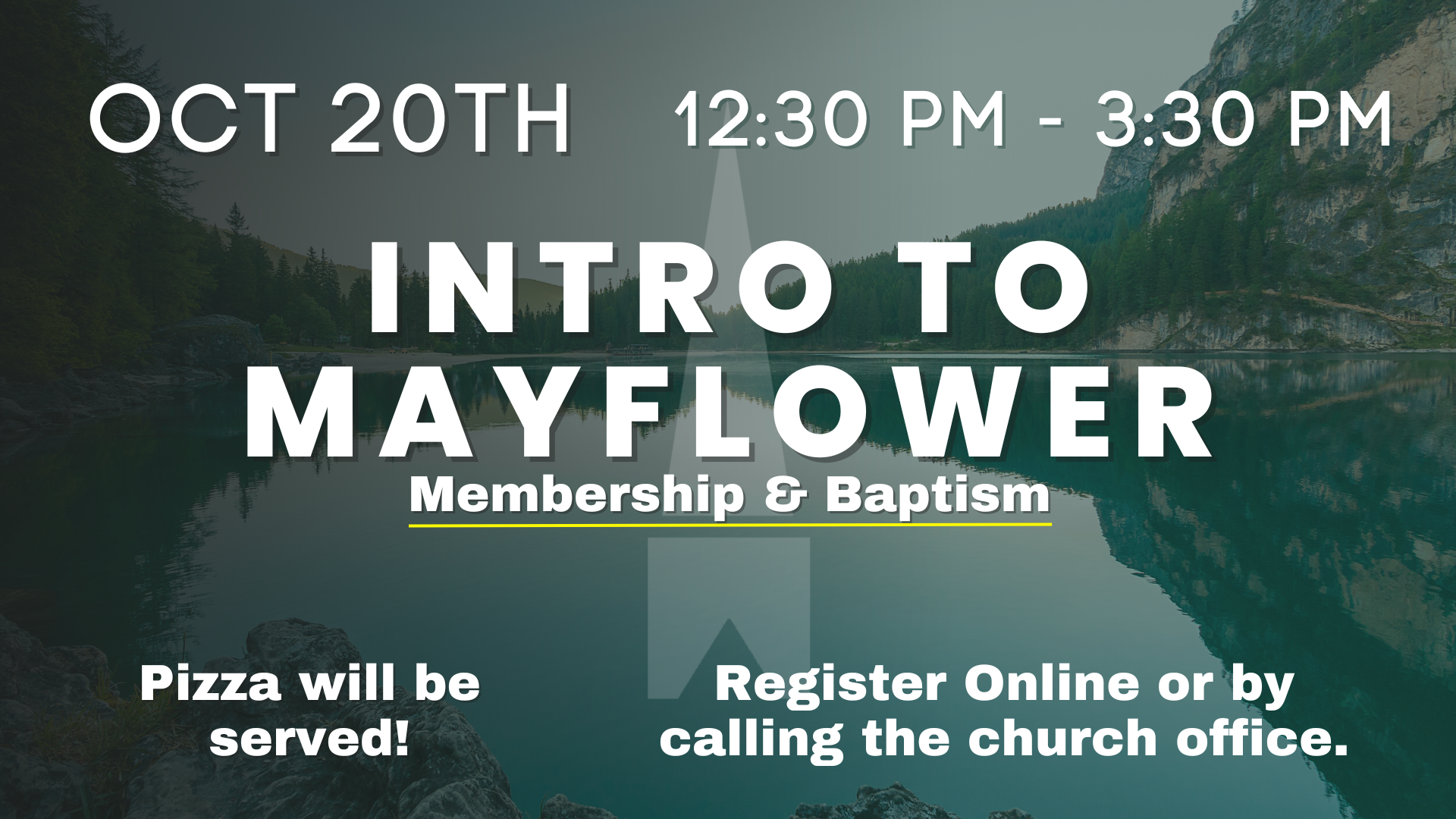 Join us on October 20th for Intro to Mayflower!